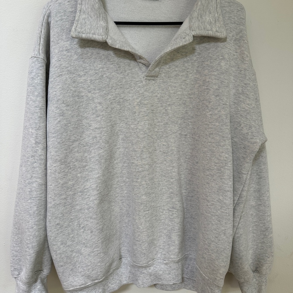 Rumored Airport Sweatshirt, Color Gray, Size S/M (oversized fit) - Picture 3 of 6